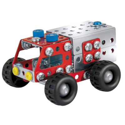 Coffret de construction en métal - Ensemble de pompiers