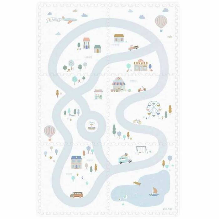 Tapis de jeu puzzle Village