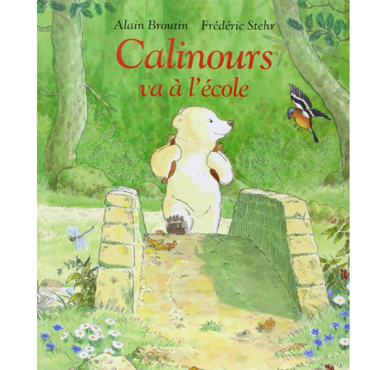 Livre Calinours va à l'école