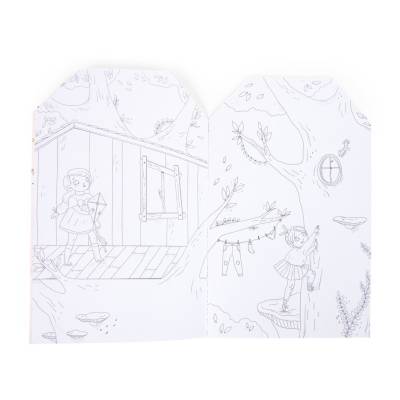 Cahier de coloriage et stickers Les Parisiennes