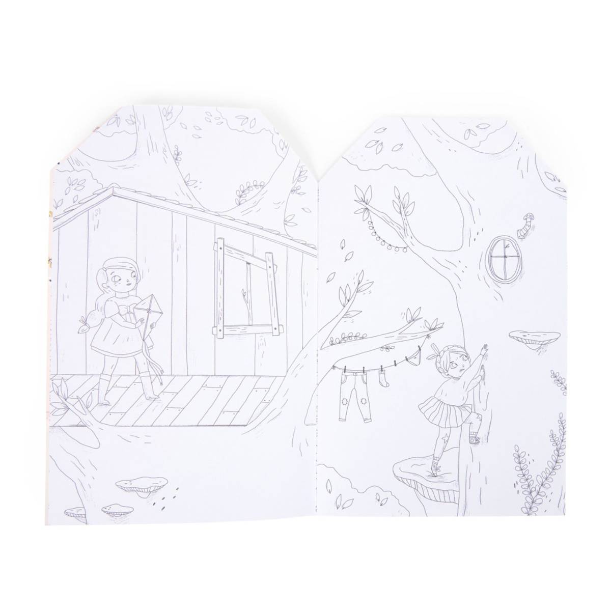Cahier de coloriage et stickers Les Parisiennes