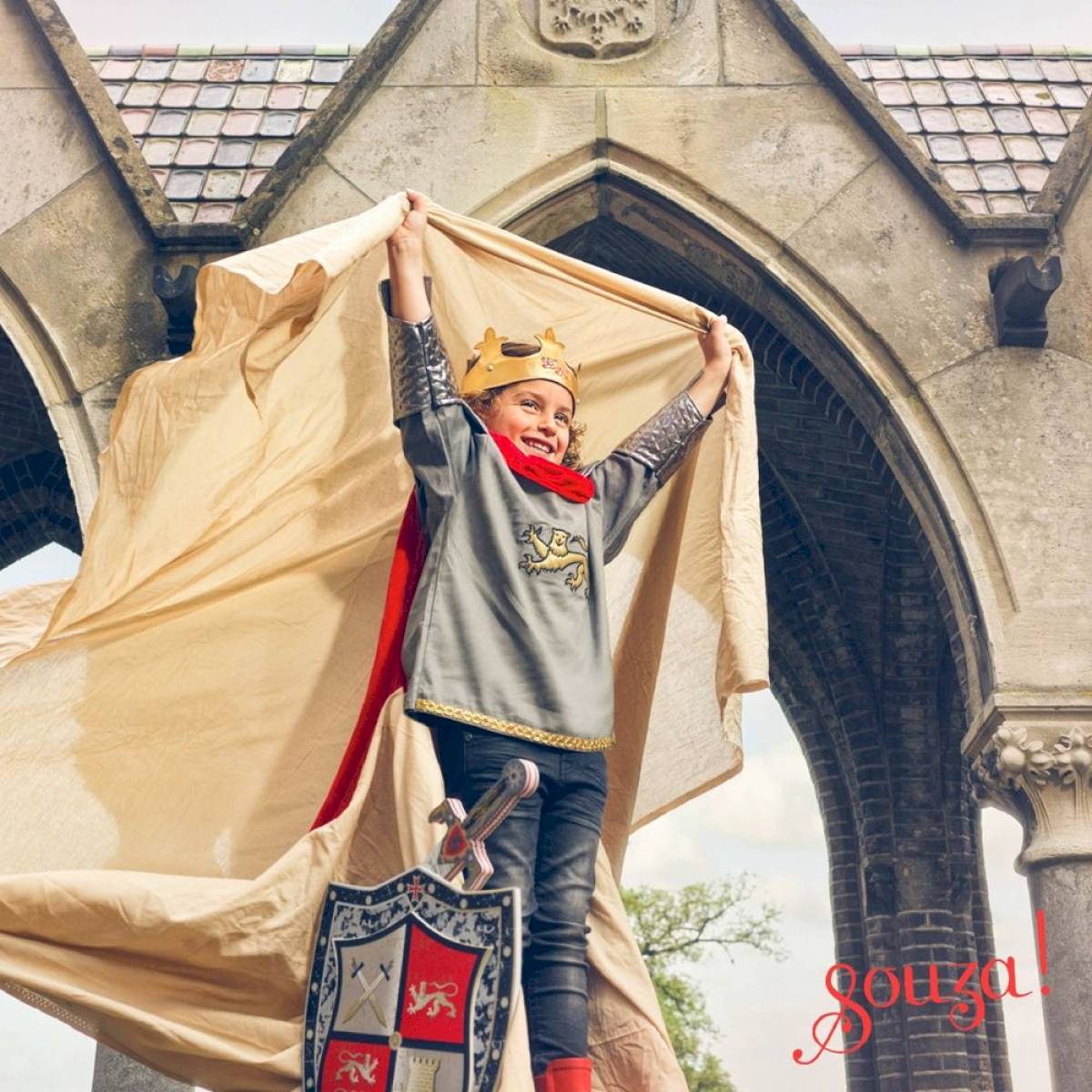 Déguisement du roi Arthur 3-4 ans