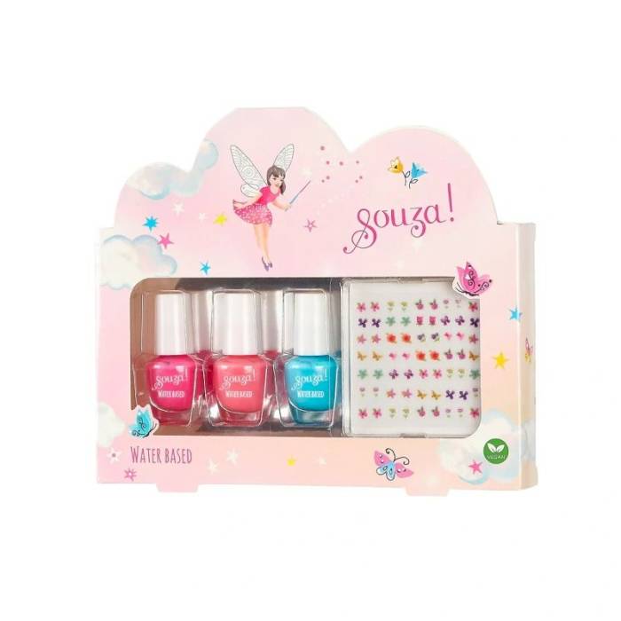 Set de vernis à ongles Fée et stickers