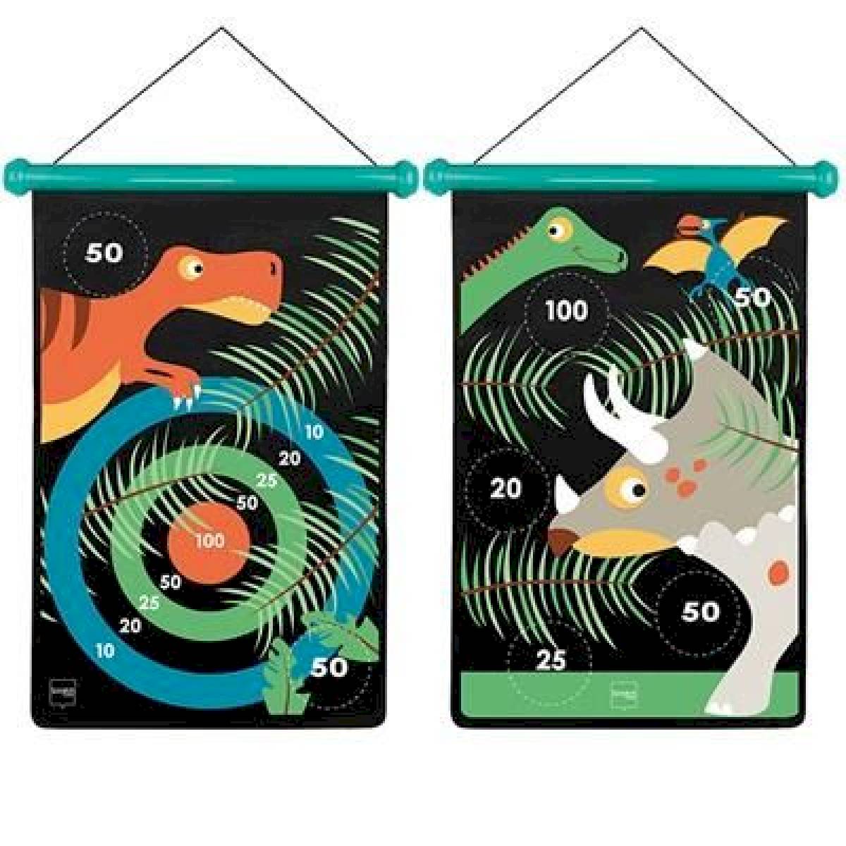Jeu de fléchettes magnétiques Dinosaures