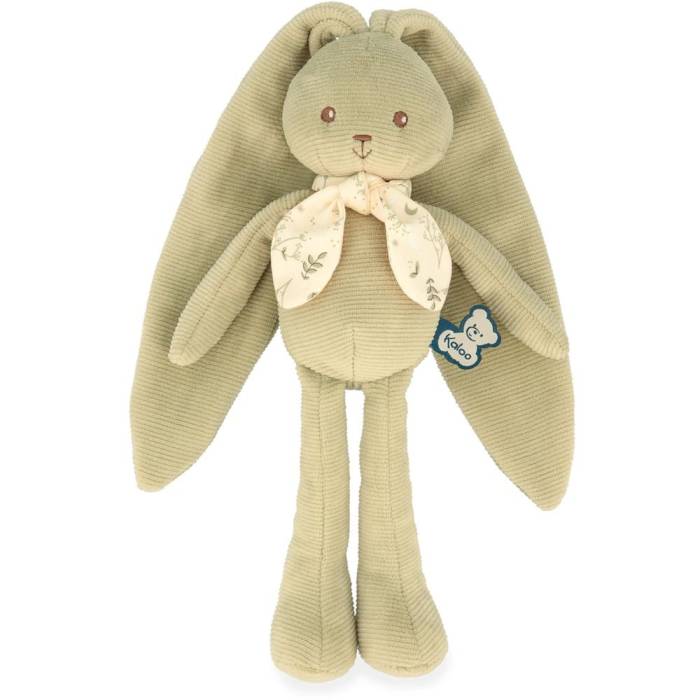 Peluche Pantin Lapin vert -25cm