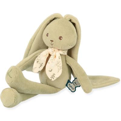 Peluche Pantin Lapin vert -25cm