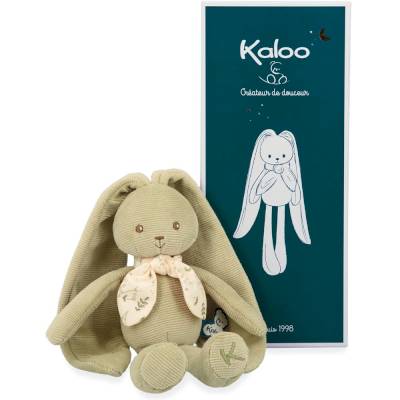 Peluche Pantin Lapin vert -25cm