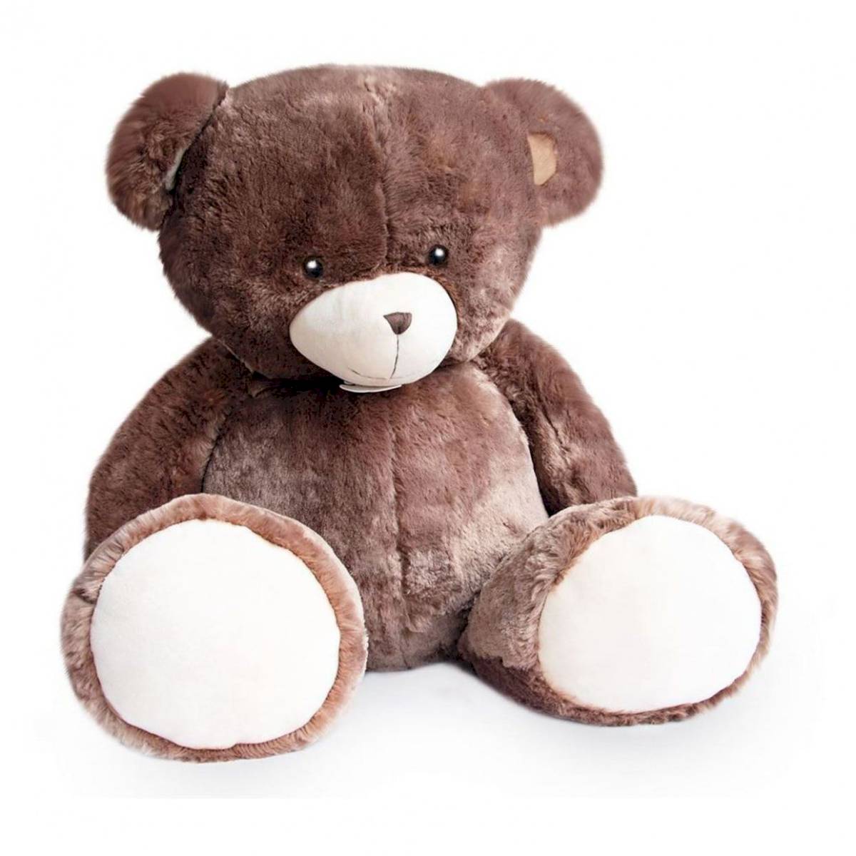 Peluche Ours Bellydou marron 110cm