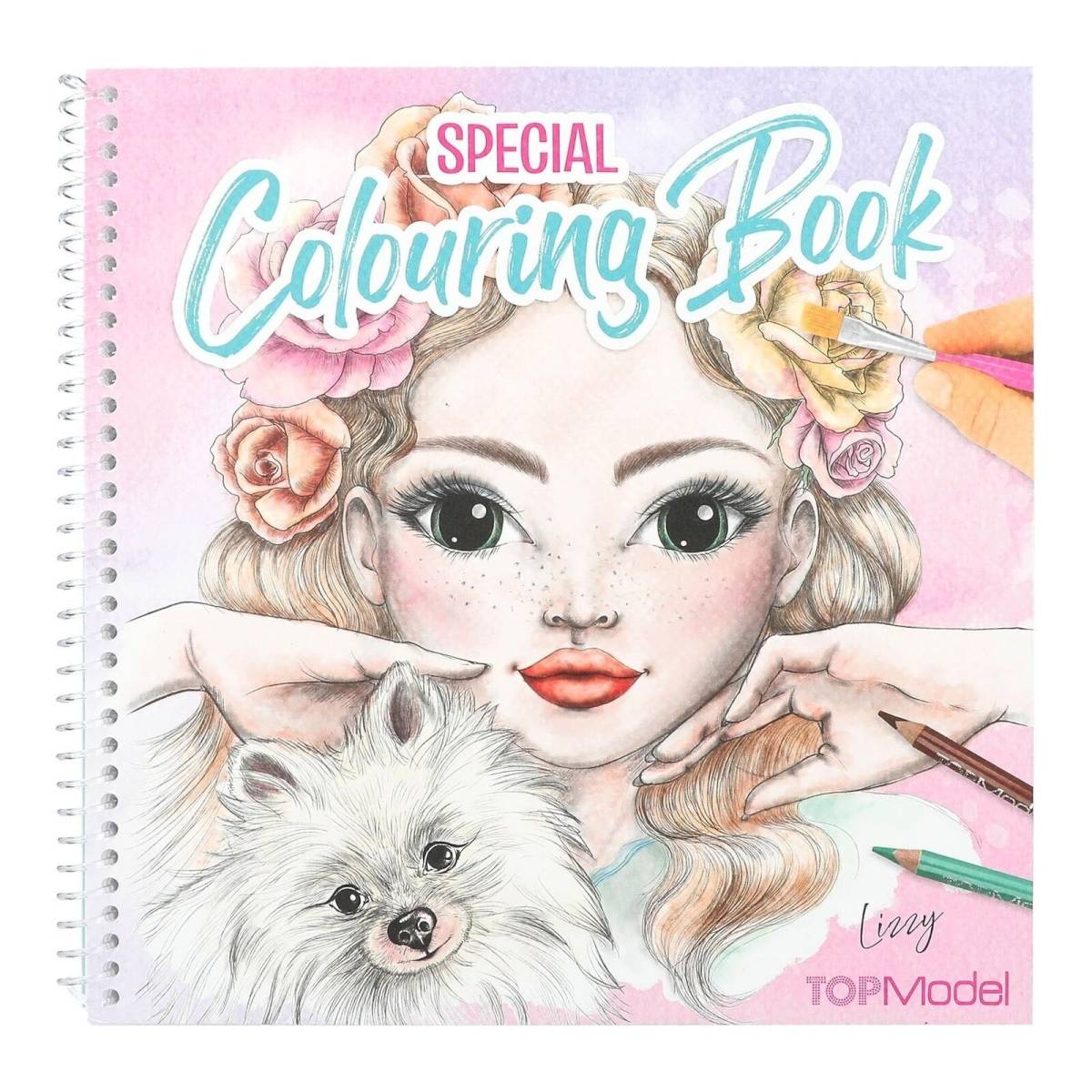 Cahier spécial de coloriage Top Model