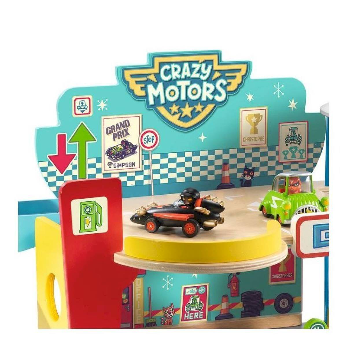 Garage Crazy Motors - Djeco