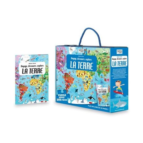 Coffret Livre et Puzzle la Terre