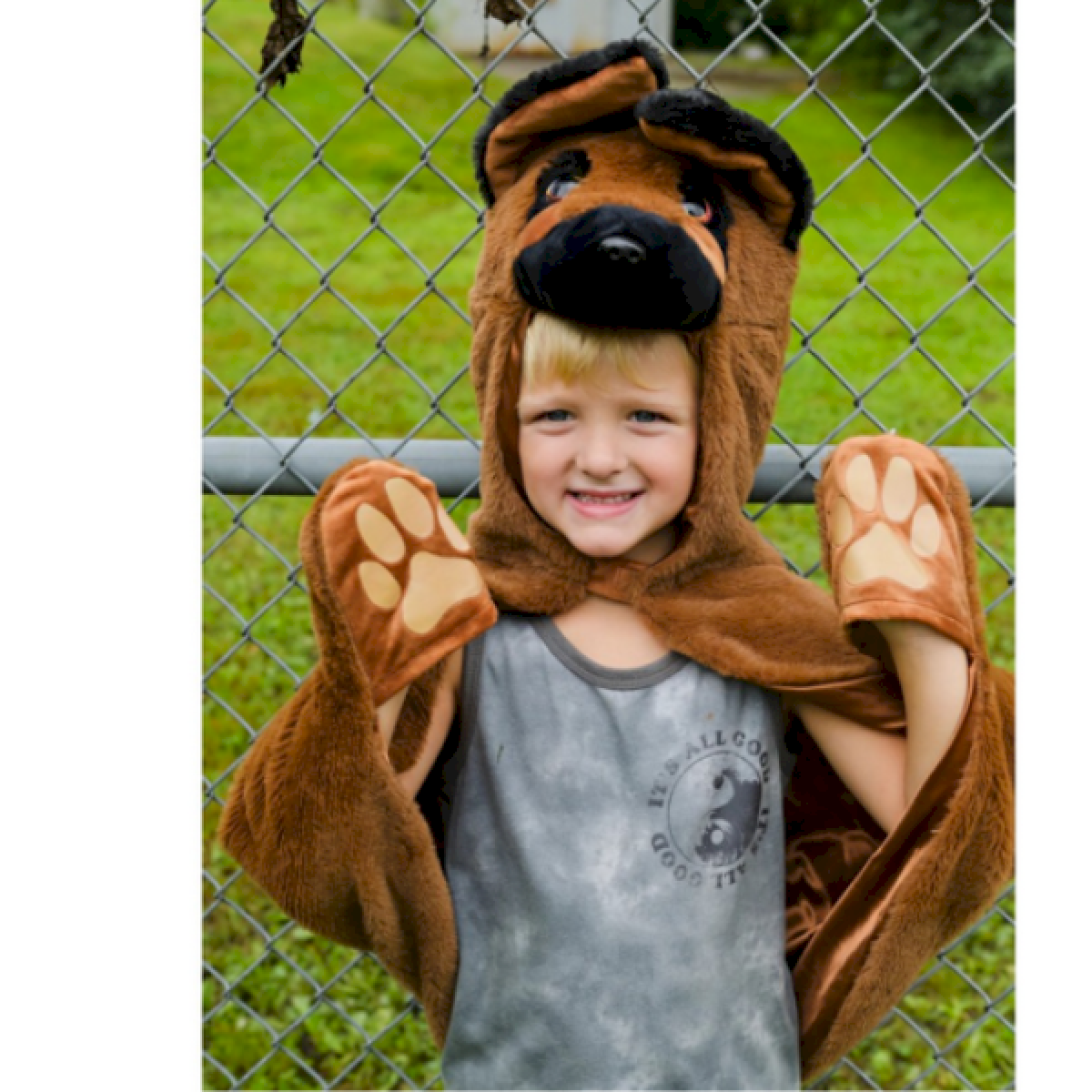 Déguisement cape de chien 4-6 ans
