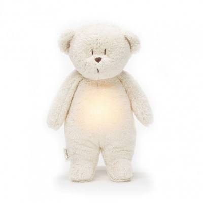 Peluche veilleuse Ours Moonie blanc polaire