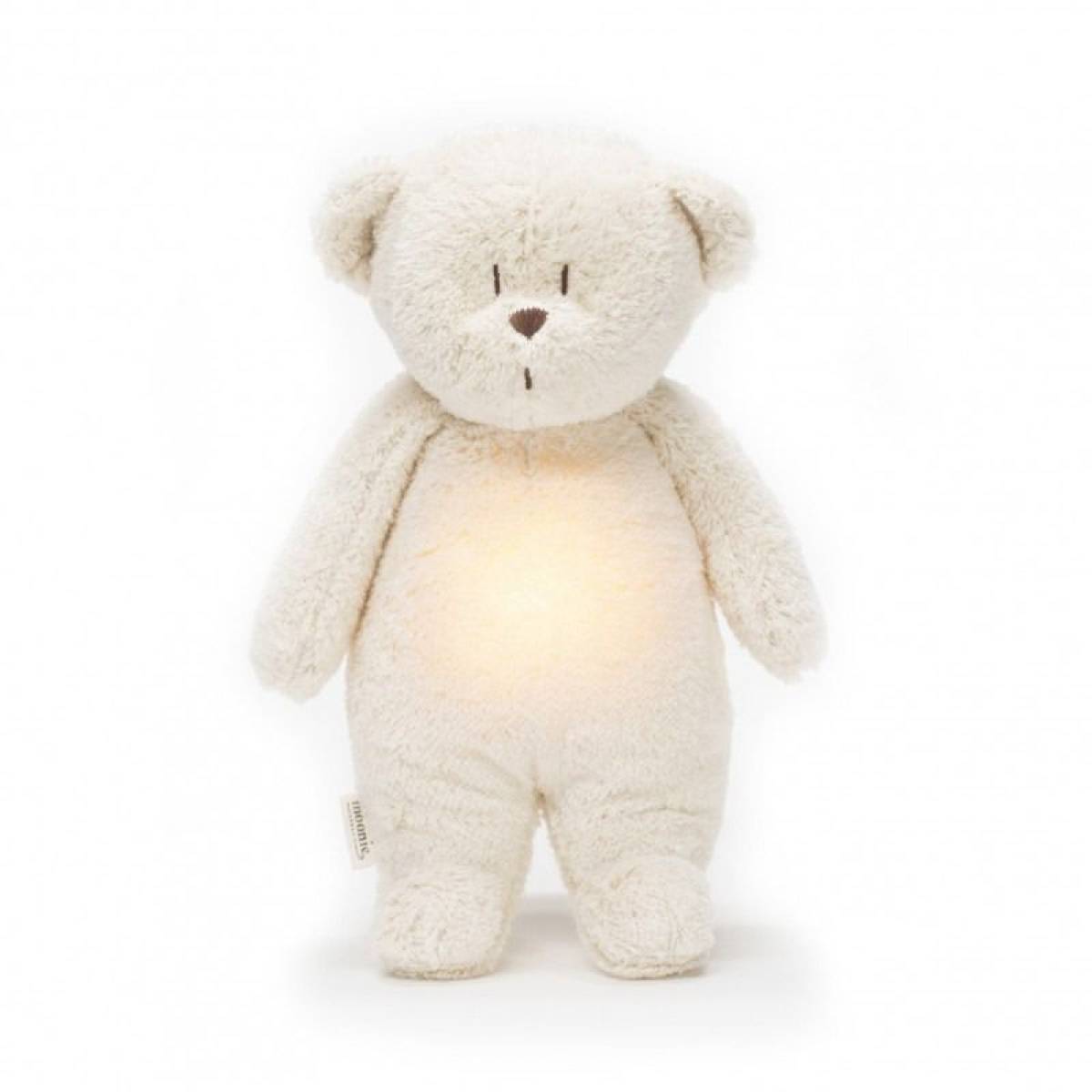 Peluche veilleuse Ours Moonie blanc polaire