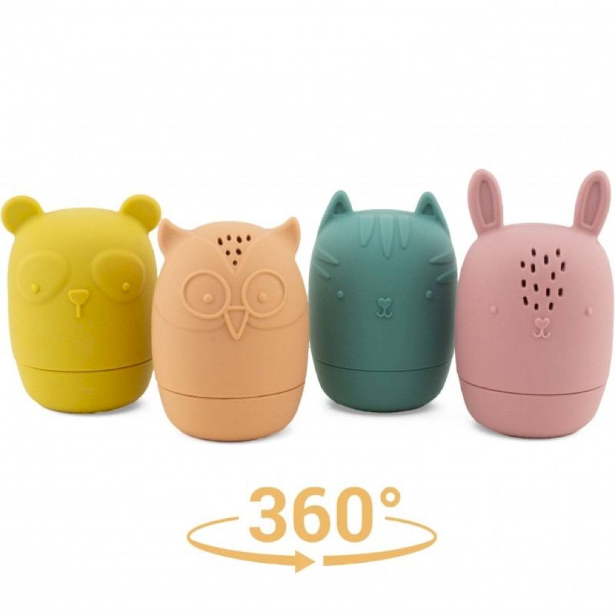 Jouet de bain Animaux aspergeurs en silicone