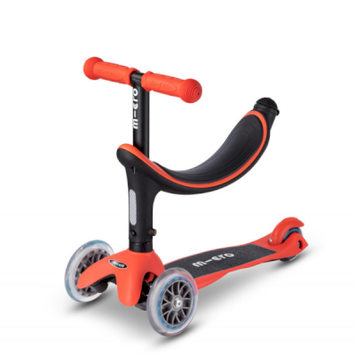 Trottinette évolutive mini micro 3 en 1 révolution rouge