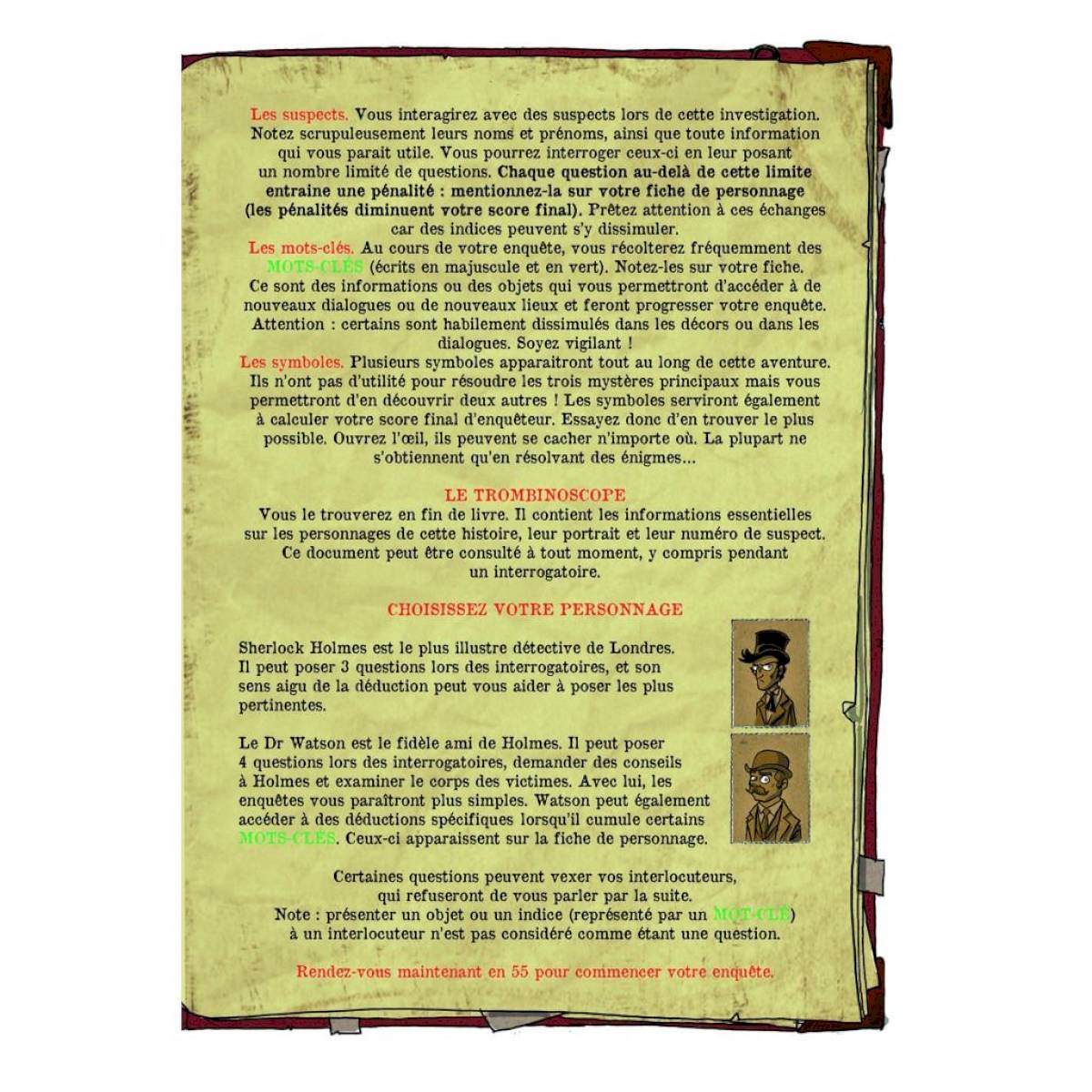 La BD dont vous êtes le héros : Sherlock Holmes - Mystères à Sorrowdale manor