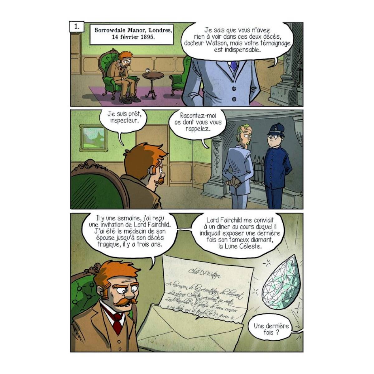 La BD dont vous êtes le héros : Sherlock Holmes - Mystères à Sorrowdale manor
