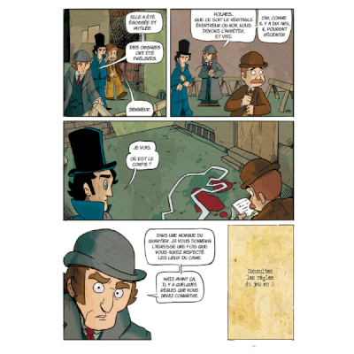 La BD dont vous êtes le héros : Sherlock Holmes - l'ombre de Jack l'éventreur