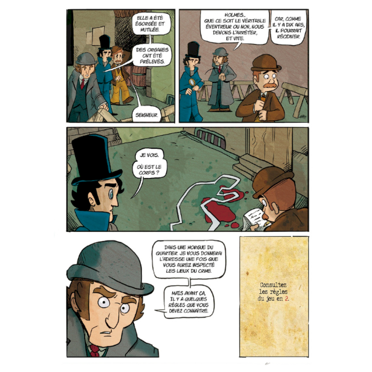 La BD dont vous êtes le héros : Sherlock Holmes - l'ombre de Jack l'éventreur