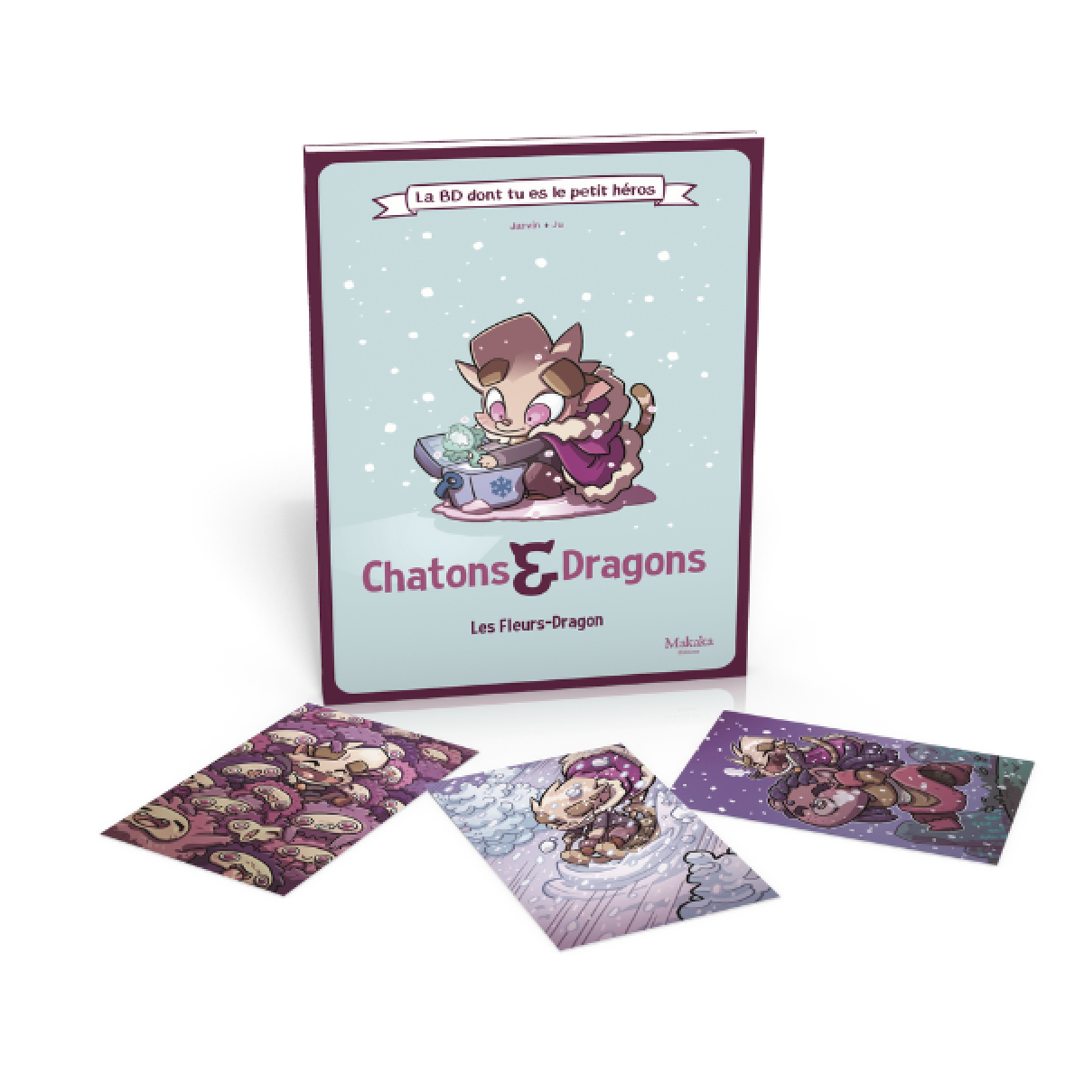 La BD dont tu es le petit héros : Chatons et Dragons - Les fleurs dragon