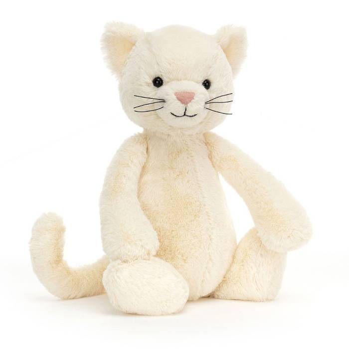 Peluche Chat crème - 31cm