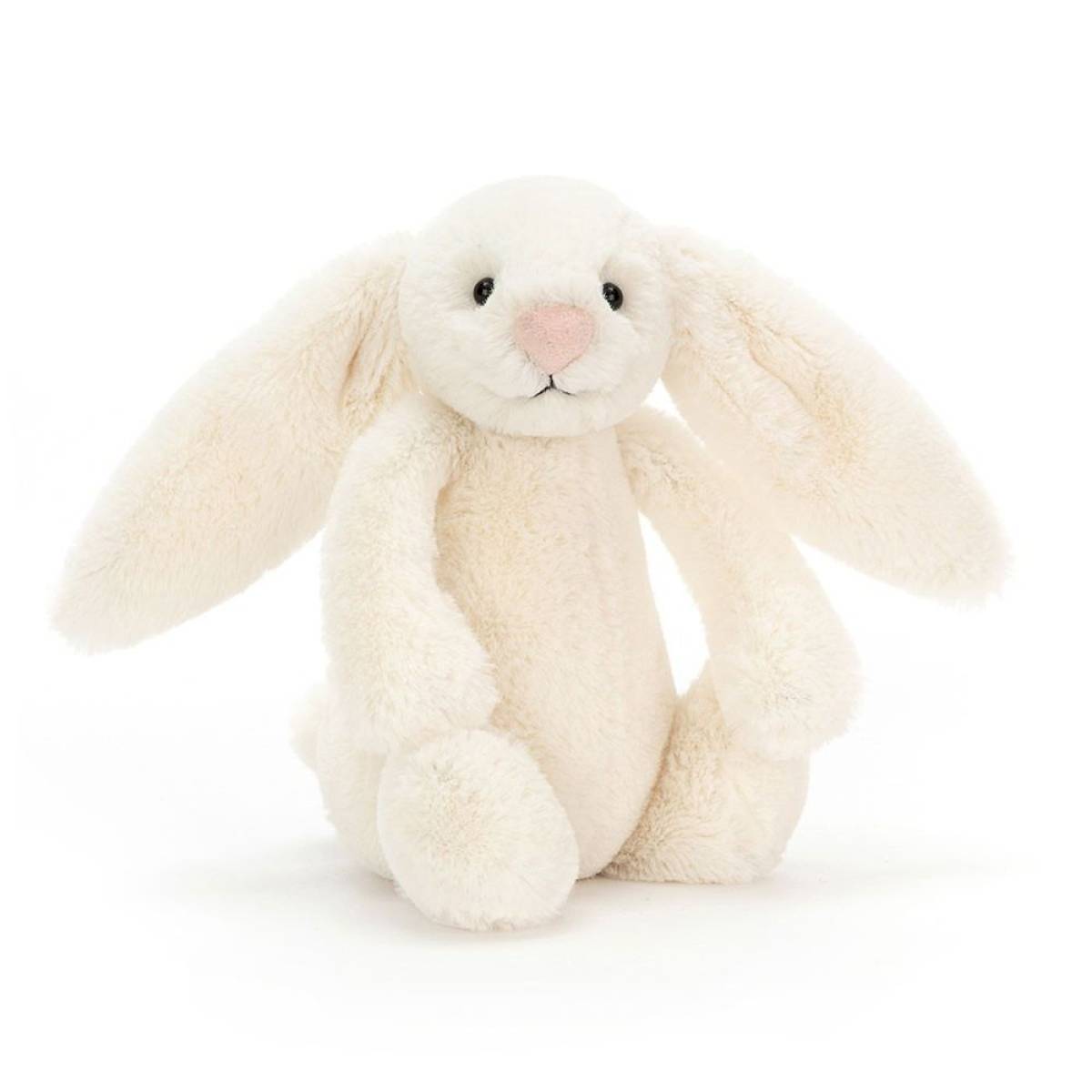 Peluche Lapin Bashful crème 18cm