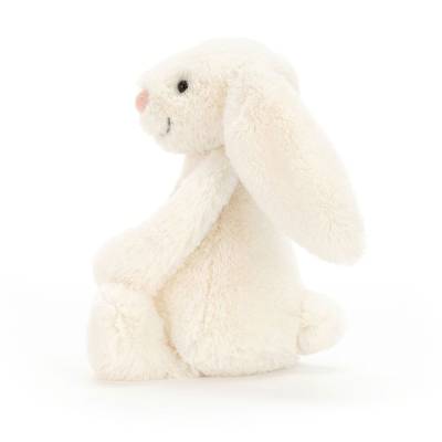 Peluche Lapin Bashful crème 18cm