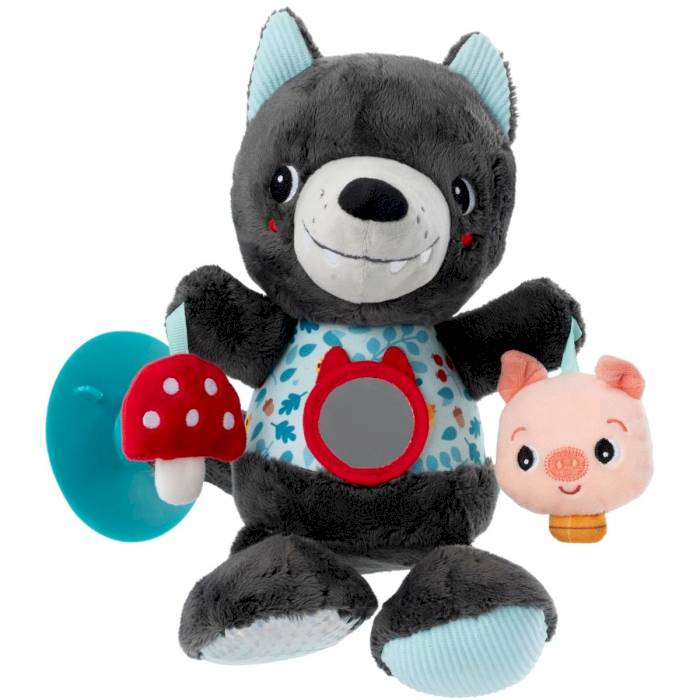 Peluche d'activités nomade Louis le loup