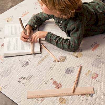 Tapis de jeu lavable Alphabet 100x140cm