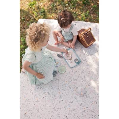 Tapis de jeu lavable Lapins 100x140cm