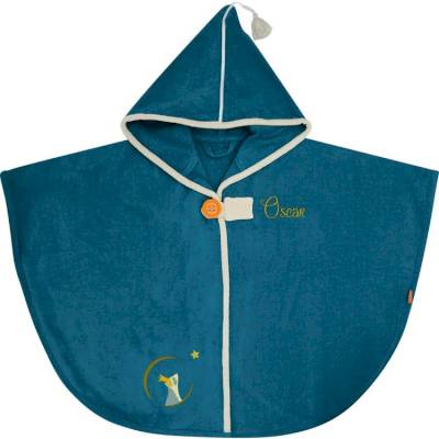 Cape de bain Laton Petrole