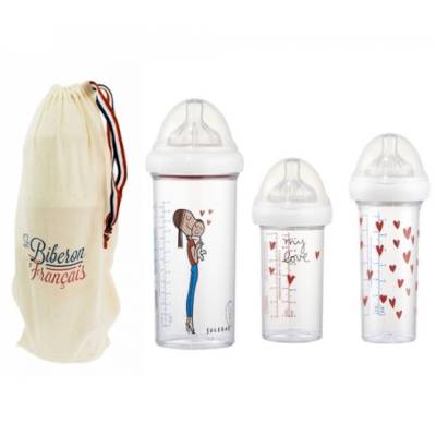 Set de 3 biberons My Love by Soledad