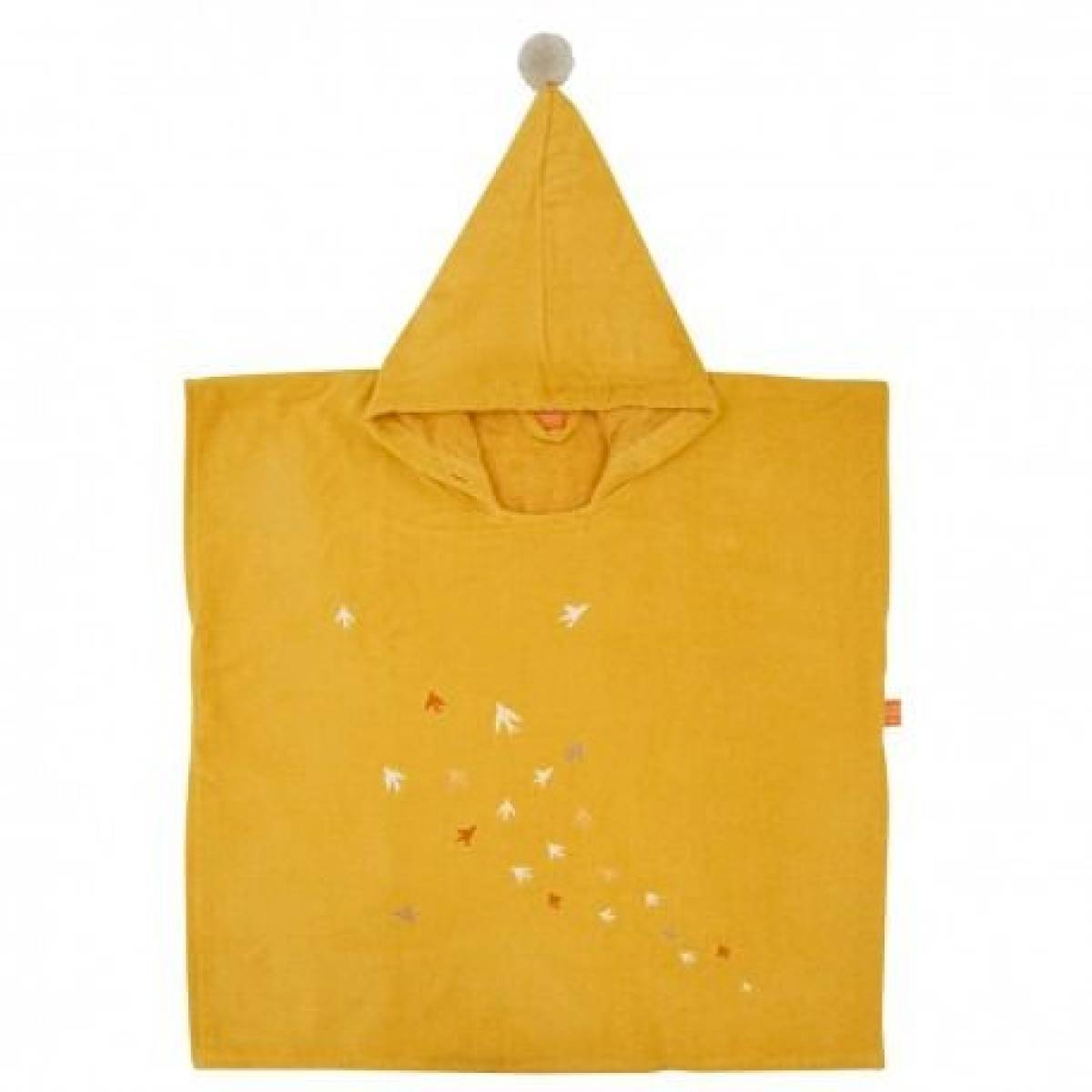 Poncho de bain Oiseaux soleil 4-6 ans