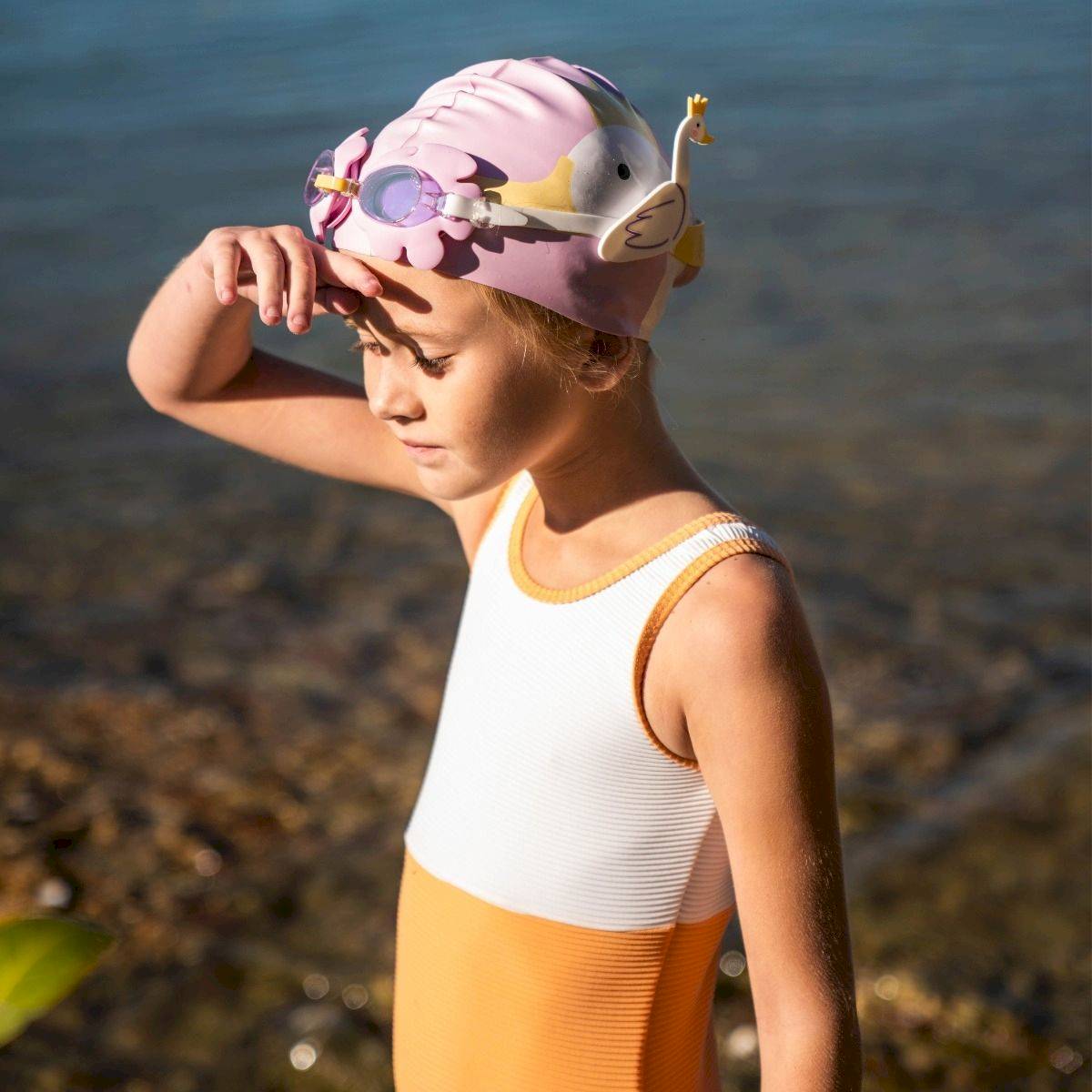 Lunettes de piscine Princesse cygne