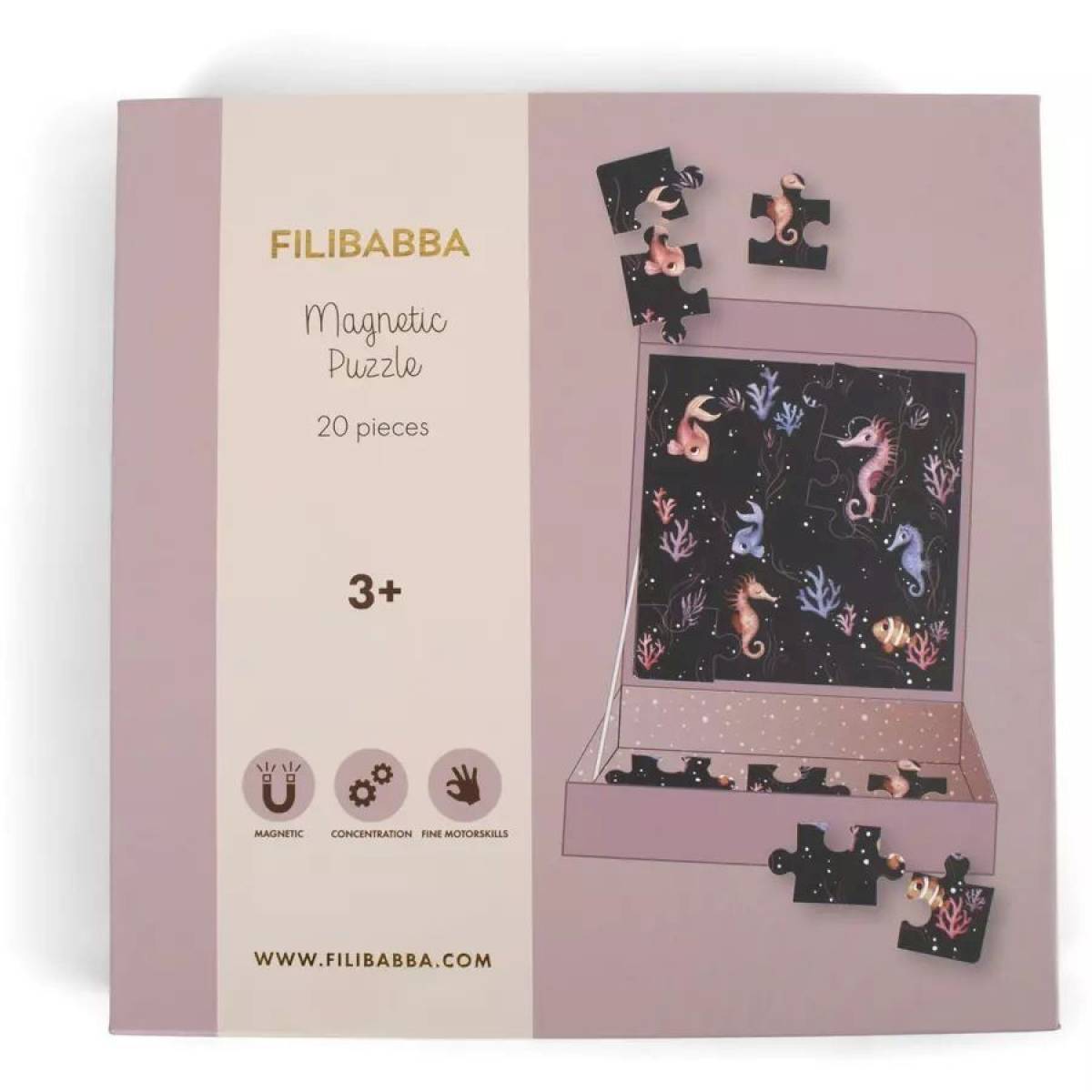Puzzle magnétique Fonds marins 20 pièces