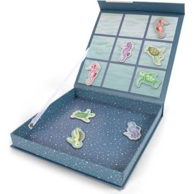 Jeu de morpion magnétique animaux marins