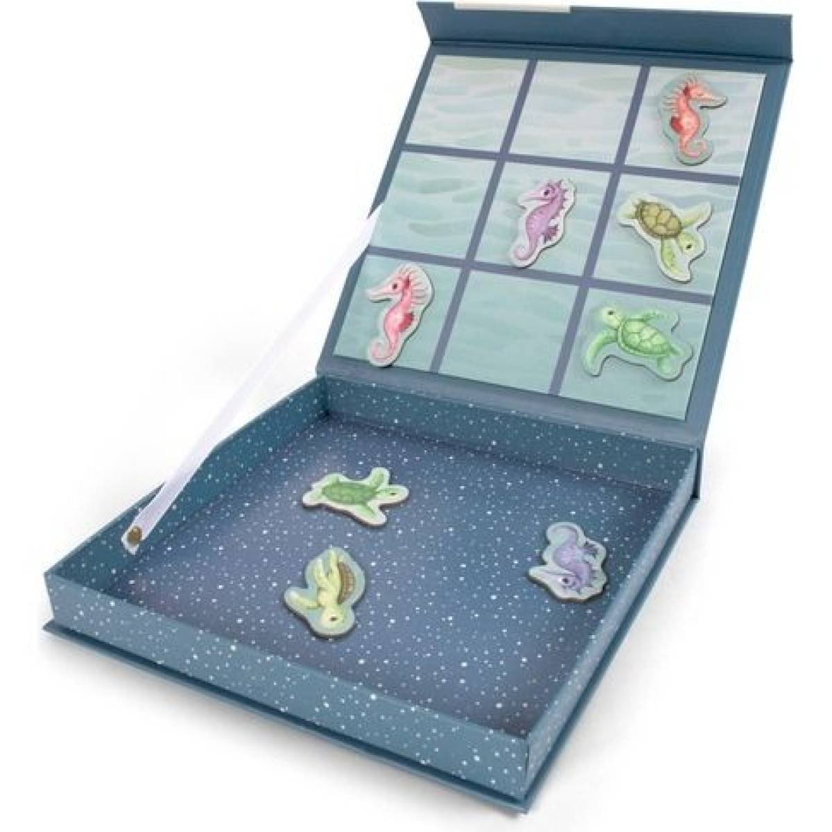 Jeu de morpion magnétique animaux marins