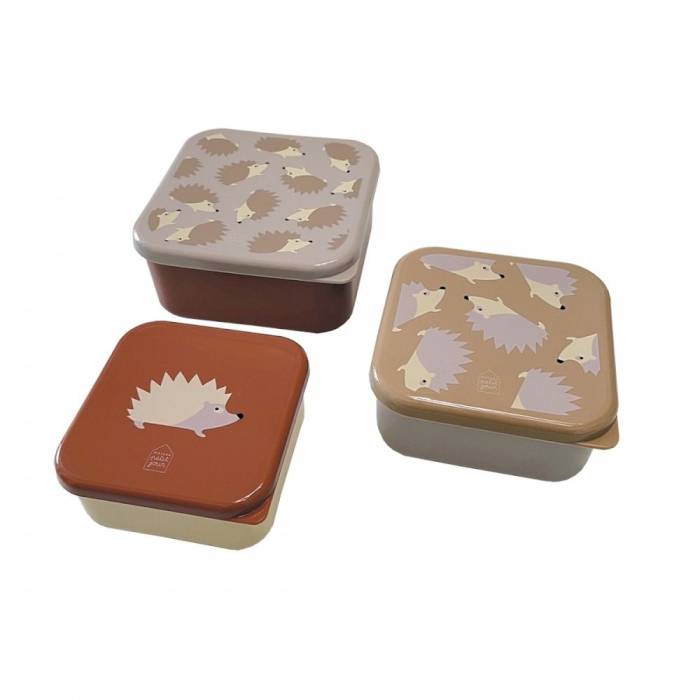 Set de 3 lunch box Les Hérissons