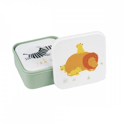 Set de 3 lunch box La savane