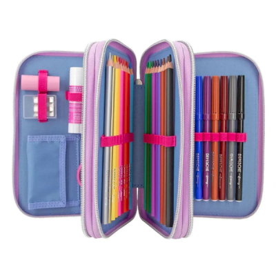 Trousse à crayons 3 compartiments Fergie