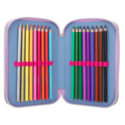 Trousse à crayons 3 compartiments Fergie