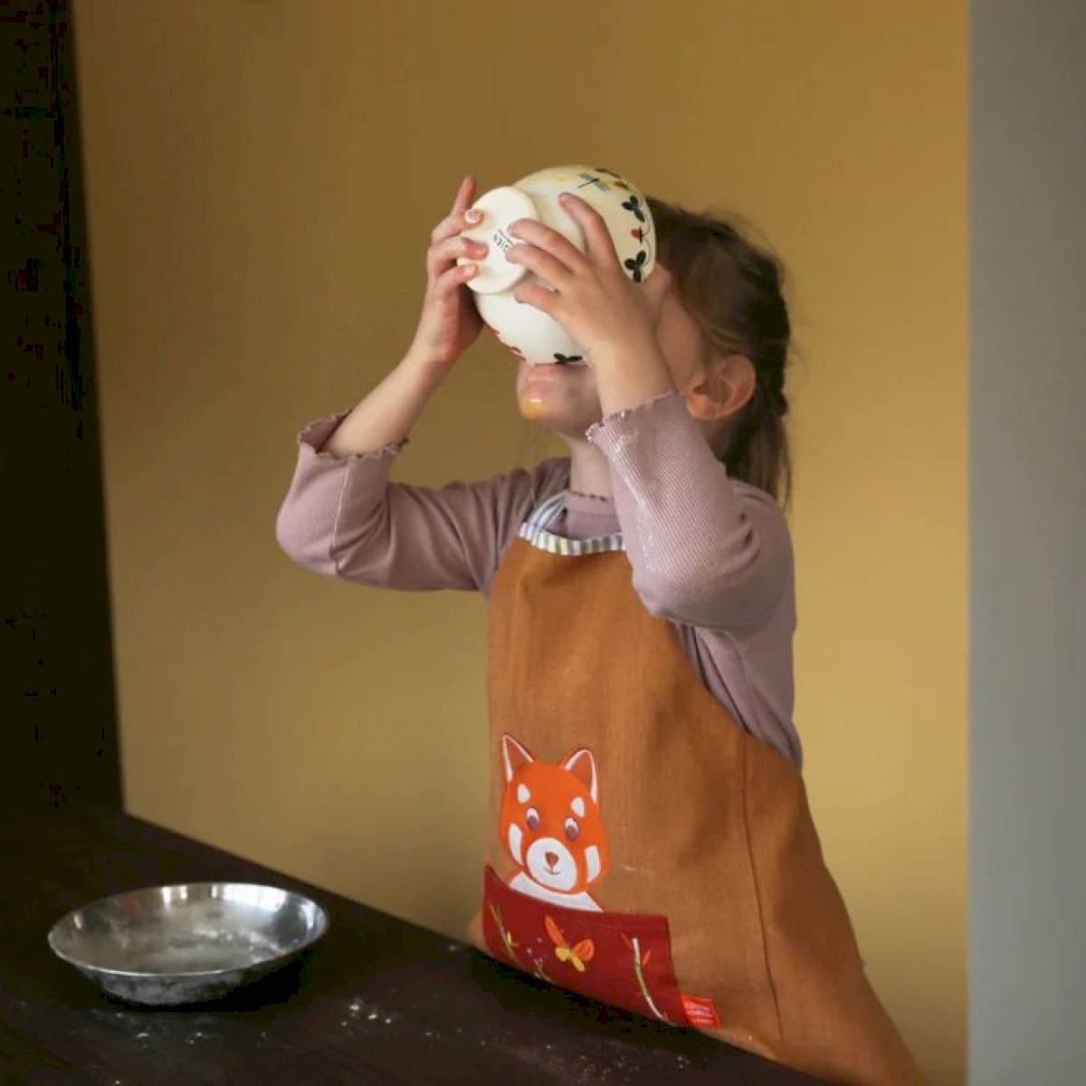 Tablier pour enfant - Panda Roux