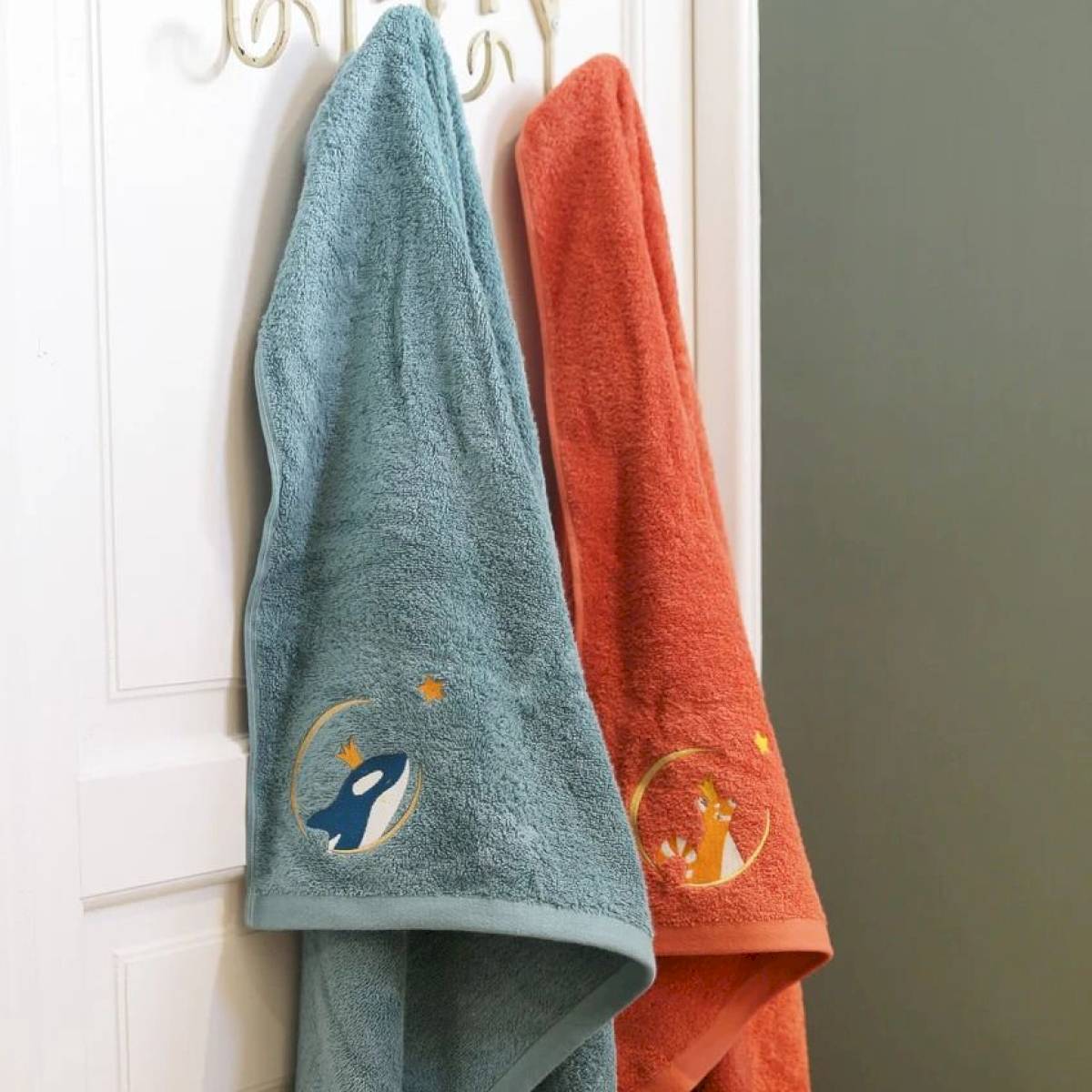 Serviette de bain Orque Bleu Océan 70X140cm