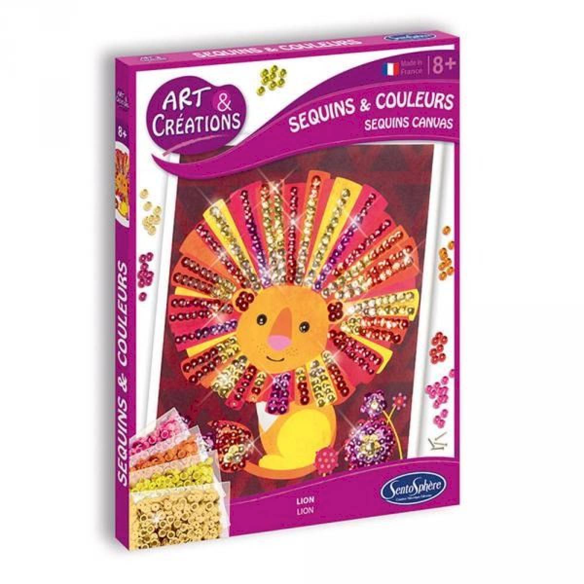 Sequins et couleurs Lion