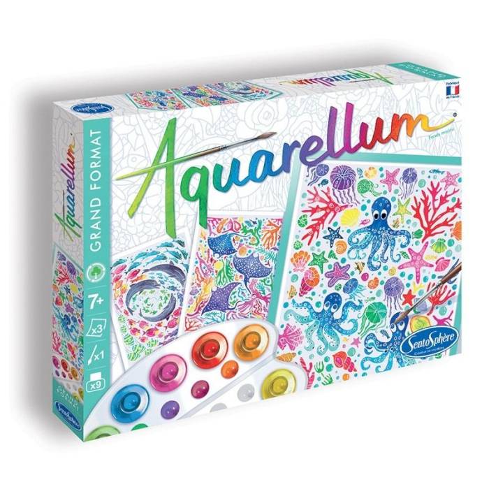 Peinture Aquarellum Fonds Marins