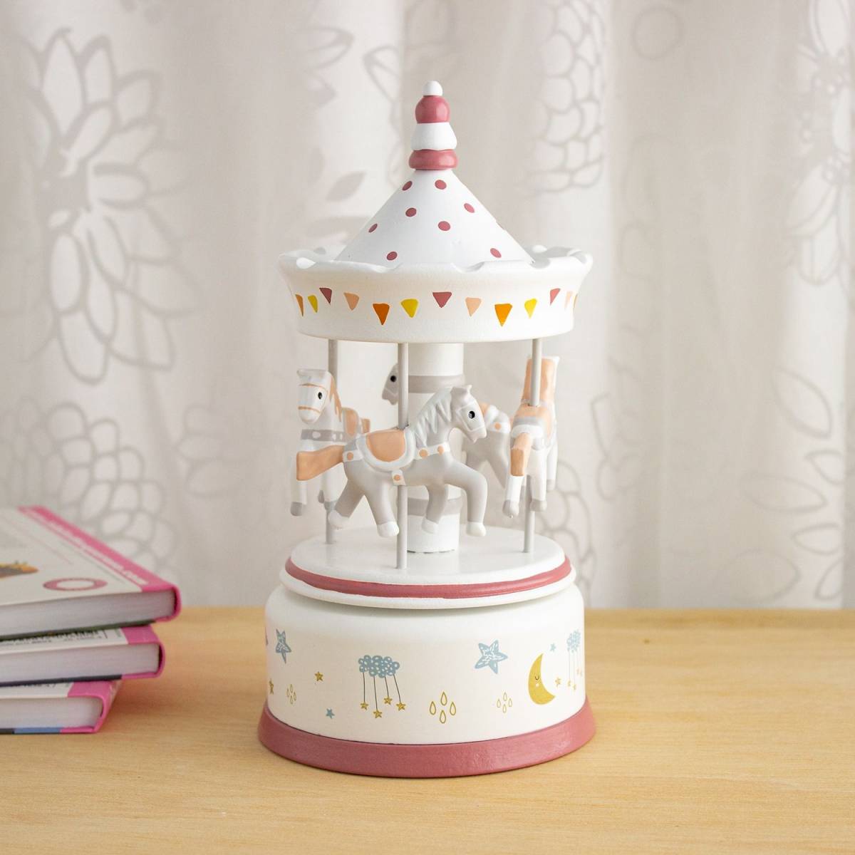 Carrousel rouge brique