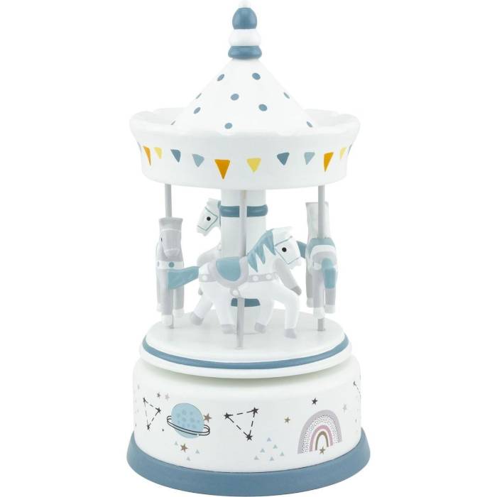 Carrousel gris bleu