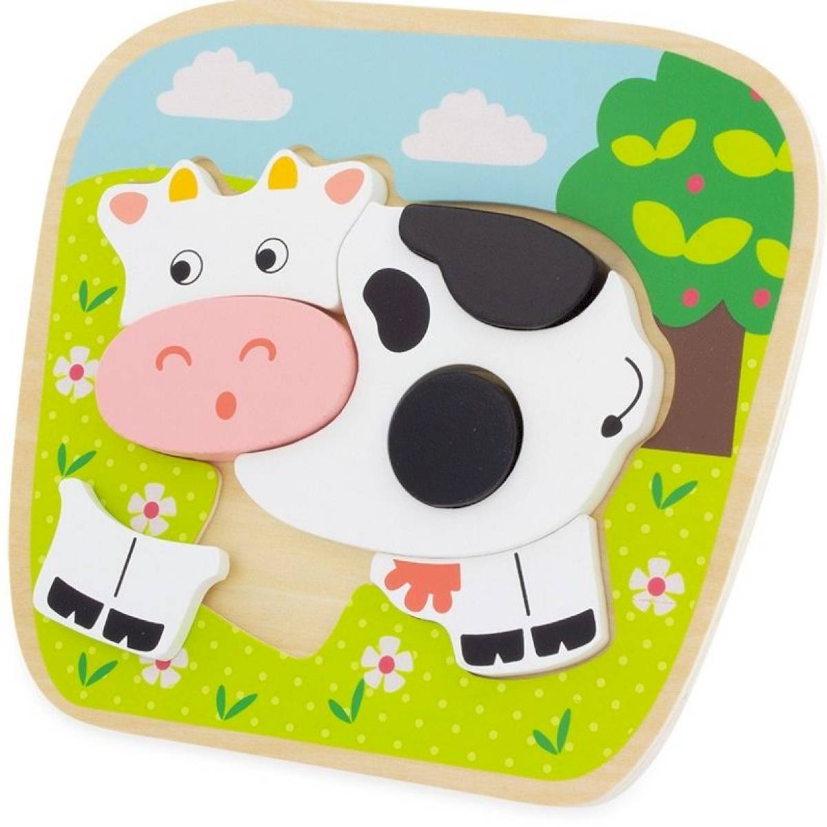 Puzzle à encastrement vache