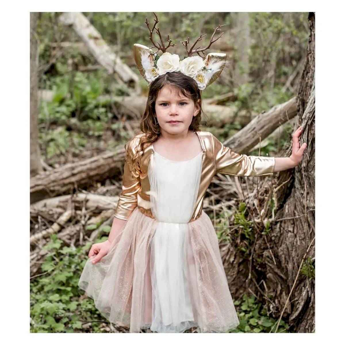 Déguisement de biche avec coiffe 5-6 ans